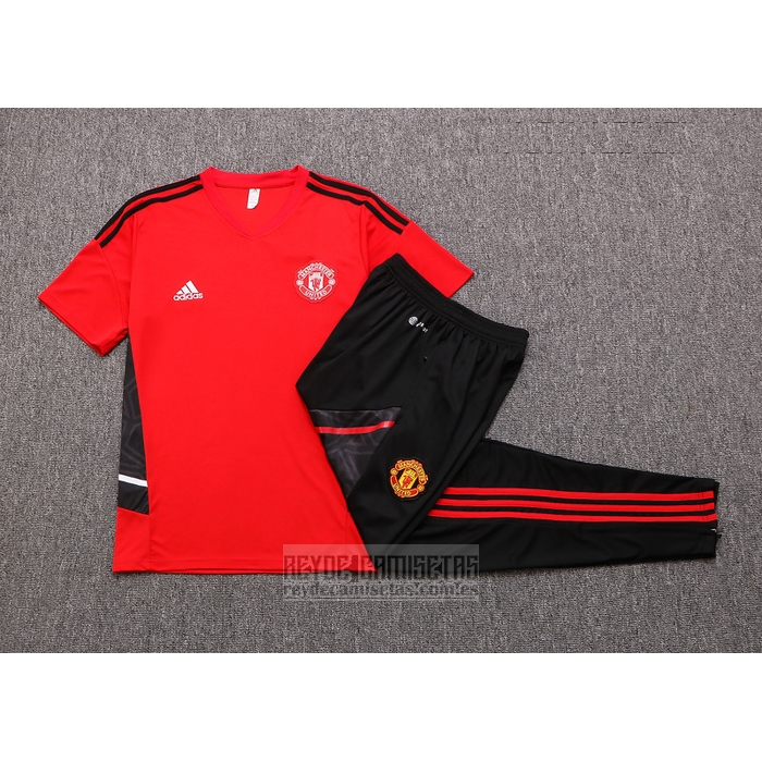 Chandal del Manchester United Manga Corta 2022-2023 Rojo